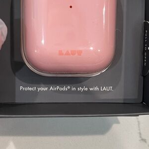 LAUT Pink AirPods Case – Slim Protective Cover
